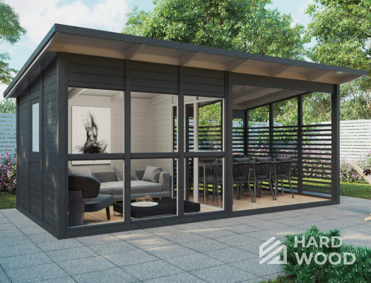 Садовая беседка двухзонная №43 - фото 1647