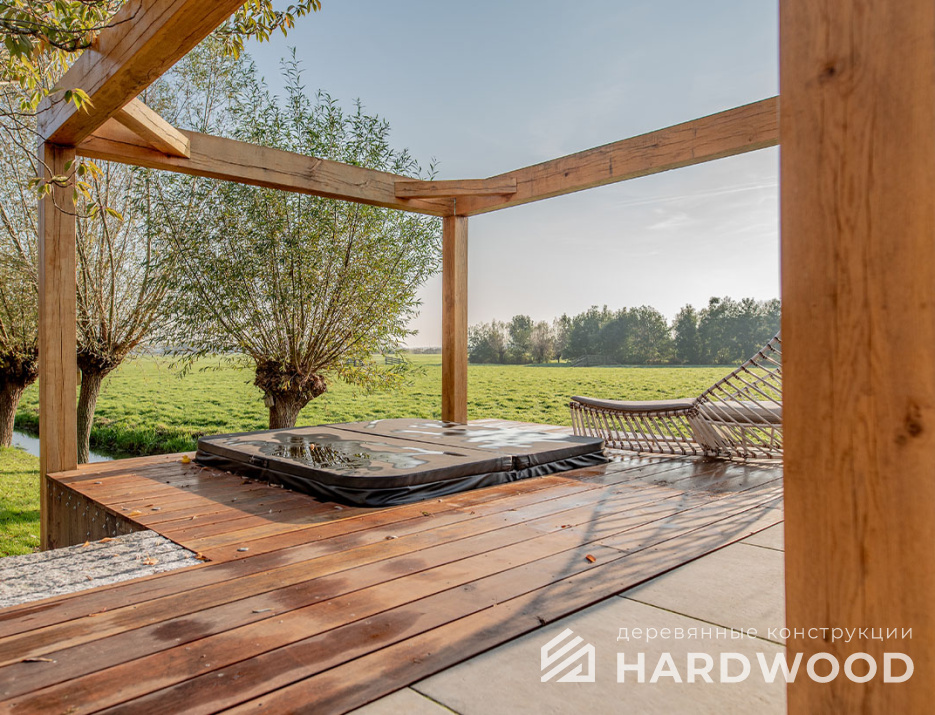 Стеклянная беседка для дачи №28 - фото 1500